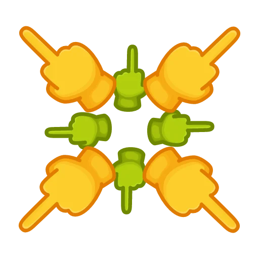 🖕 Стикер «Crazy Emoji -» для Telegram