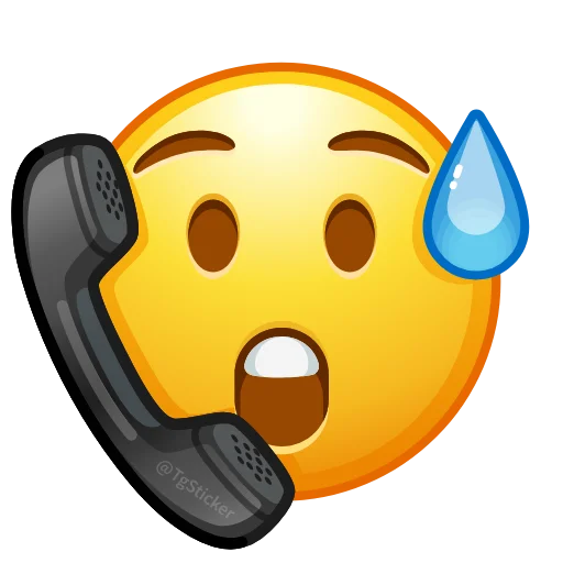 😲 Стикер «Crazy Emoji -» для Telegram