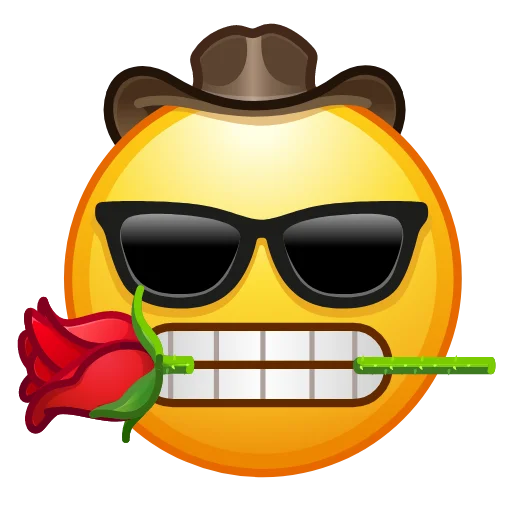 😎 Стикер «Crazy Emoji -» для Telegram
