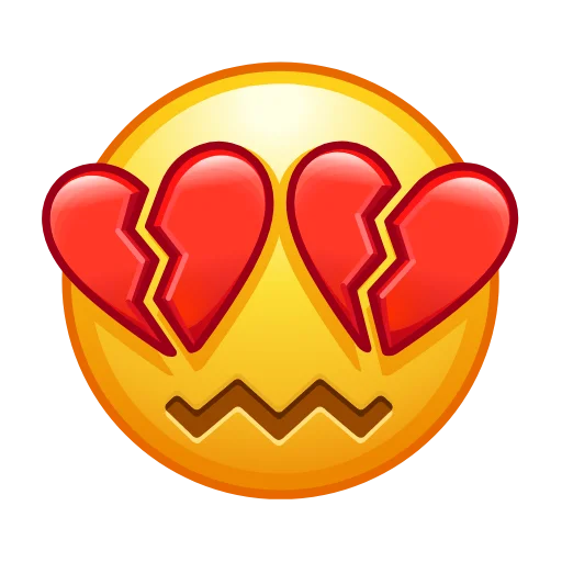 💔 Стикер «Crazy Emoji -» для Telegram