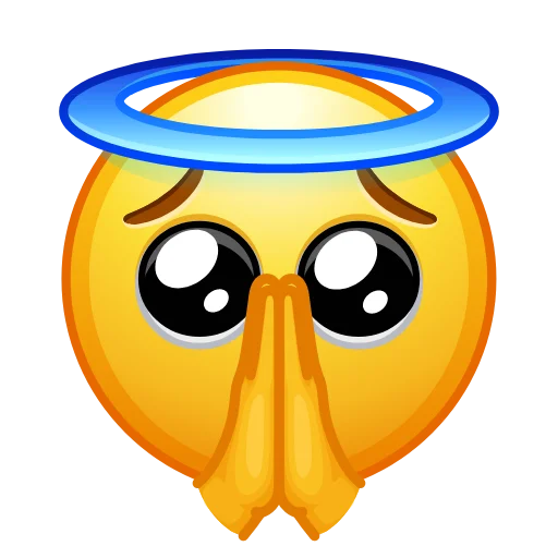 🙏 Стикер «Crazy Emoji -» для Telegram