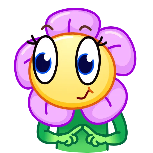 🤗 Эмодзи «Crazy Flower» для Telegram