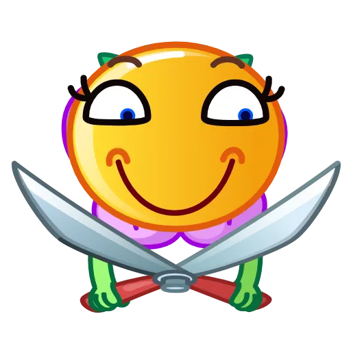 😈 Эмодзи «Crazy Flower» для Telegram
