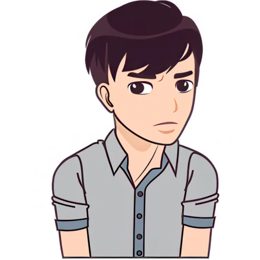 😔 Стикер «Безумно о тебе» для Telegram