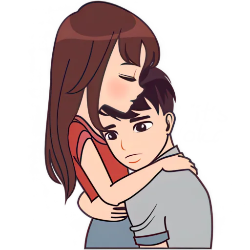 😔 Стикер «Безумно о тебе» для Telegram