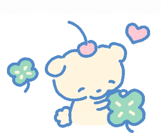 ☺️ Стикер «cream puppy» для Telegram
