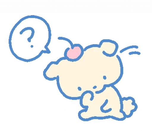 🤔 Стикер «cream puppy» для Telegram