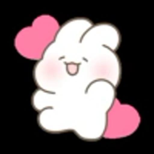 💕 Эмодзи «Bunnies -» для Telegram