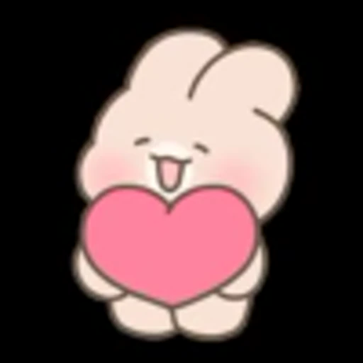 ❤️ Эмодзи «Bunnies -» для Telegram
