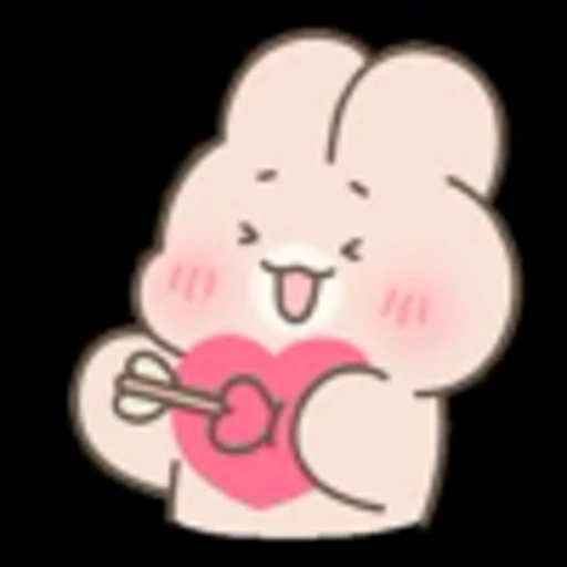 💘 Эмодзи «Bunnies -» для Telegram