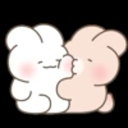😘 Эмодзи «Bunnies -» для Telegram