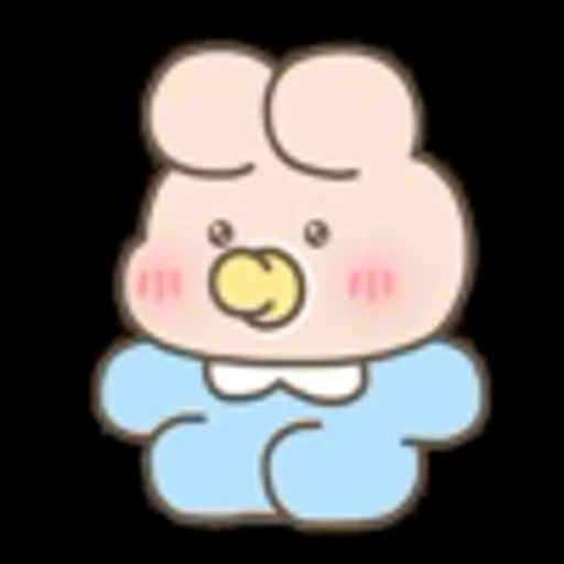 🍼 Эмодзи «Bunnies -» для Telegram