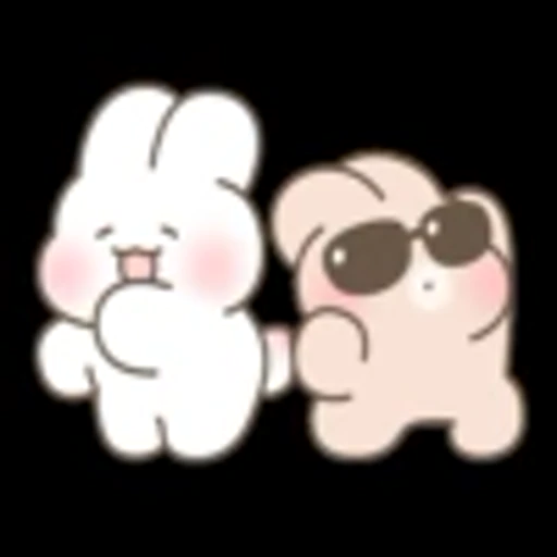 💃 Эмодзи «Bunnies -» для Telegram