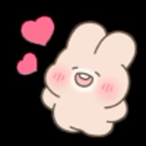 💕 Эмодзи «Bunnies -» для Telegram