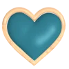💙 Эмодзи «Буквы бирюзовые и бежевые, эмодзи» для Telegram