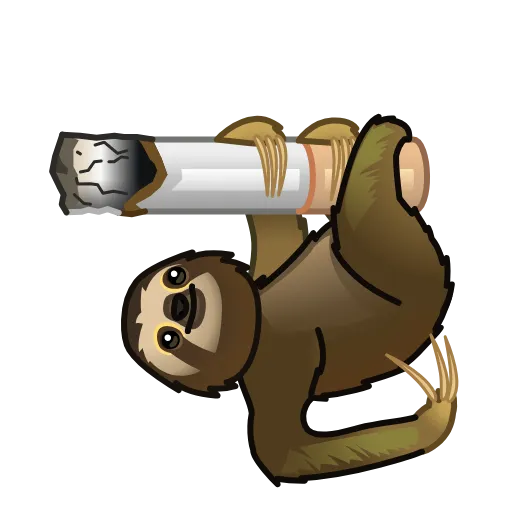 🦥 Эмодзи «Cursed Emoji» для Telegram