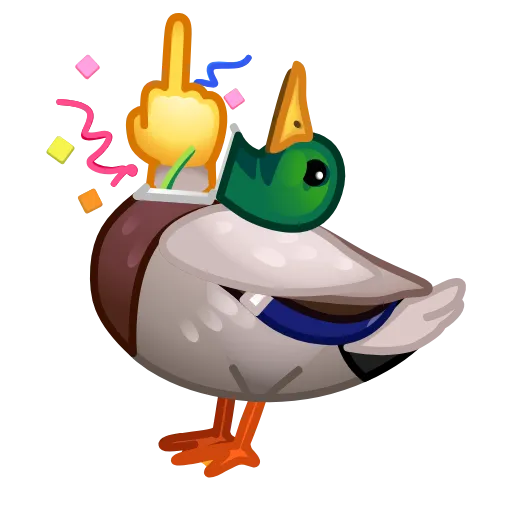 🦆 Эмодзи «Cursed Emoji» для Telegram