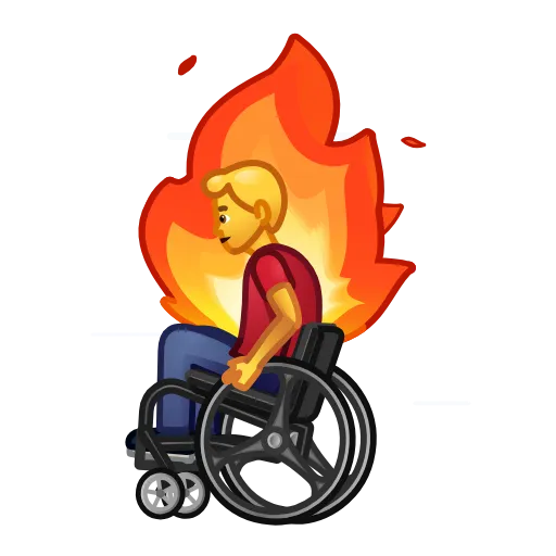 👨‍🦽 Эмодзи «Cursed Emoji» для Telegram
