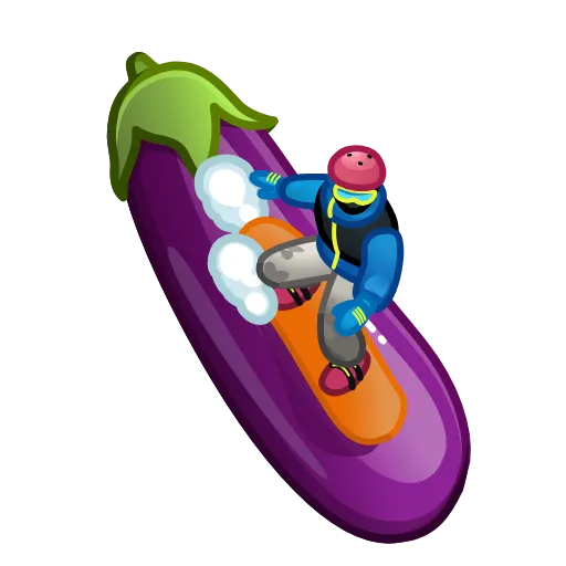 🍆 Эмодзи «Cursed Emoji» для Telegram