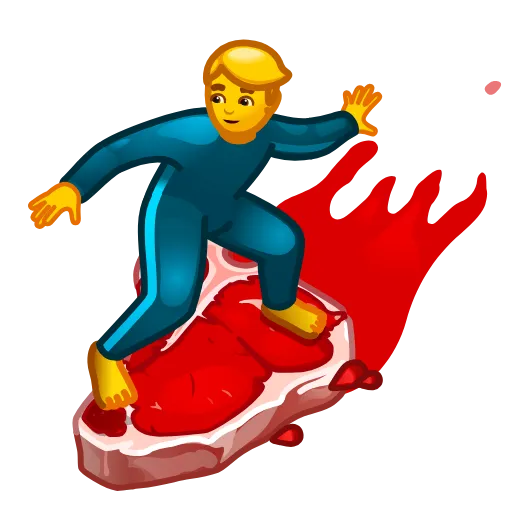 🏄‍♂️ Эмодзи «Cursed Emoji» для Telegram