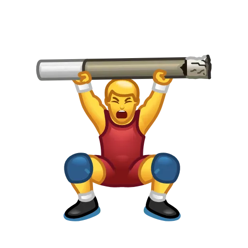 🏋‍♂ Стикер «Cursed Creepy Emoji» для Telegram