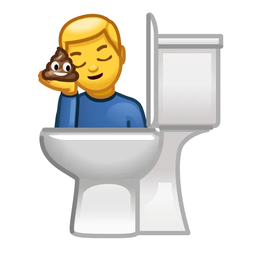 🚽 Стикер «Cursed Creepy Emoji» для Telegram