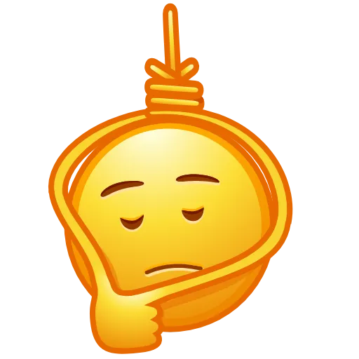 🤔 Стикер «Cursed Creepy Emoji» для Telegram