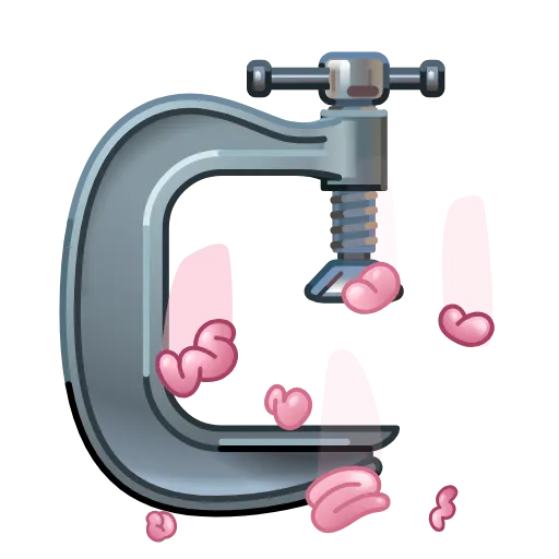 🧠 Стикер «Cursed Creepy Emoji» для Telegram