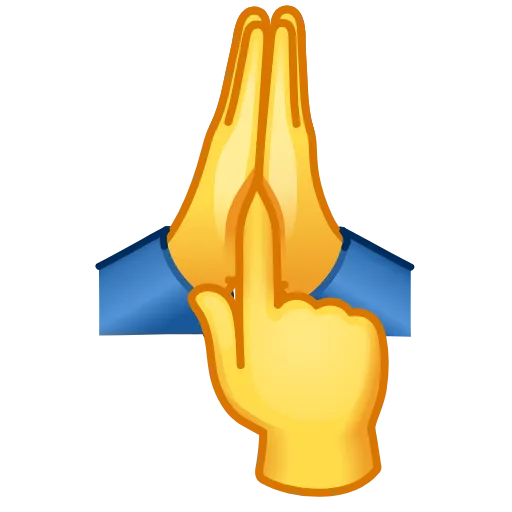 🙏 Стикер «Cursed Creepy Emoji» для Telegram