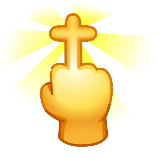 🖕 Стикер «Cursed Creepy Emoji» для Telegram