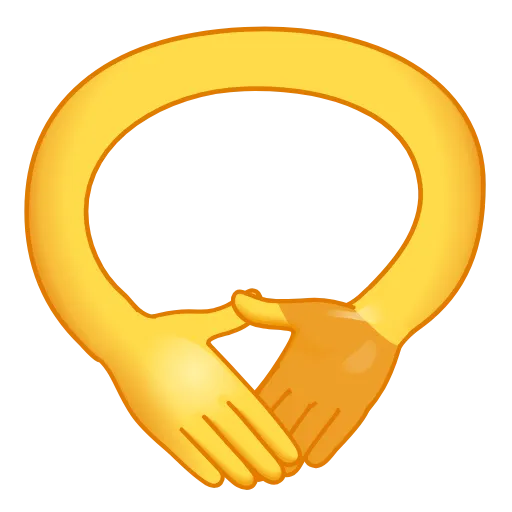 🤝 Стикер «Cursed Creepy Emoji» для Telegram