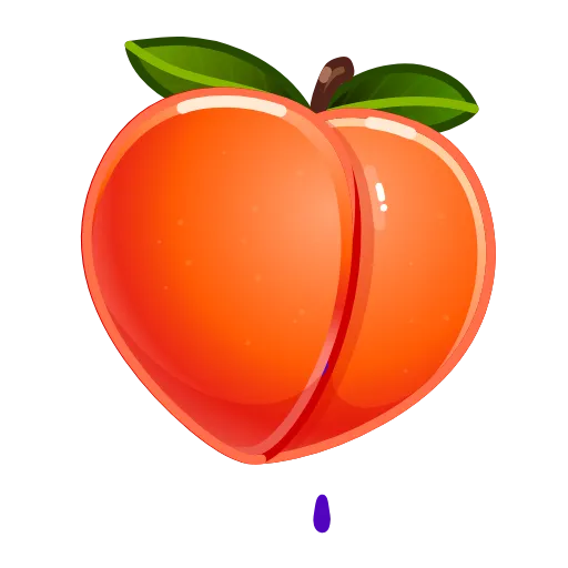 🍑 Стикер «Cursed Creepy Emoji» для Telegram