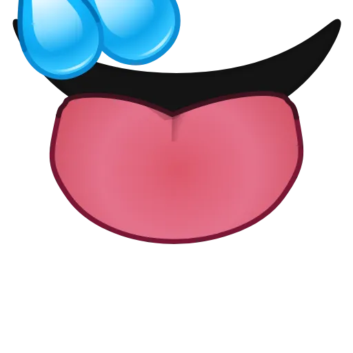 👅 Стикер «Cursed Creepy Emoji» для Telegram