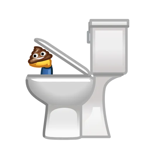 🚽 Стикер «Creepy Emoji» для Telegram