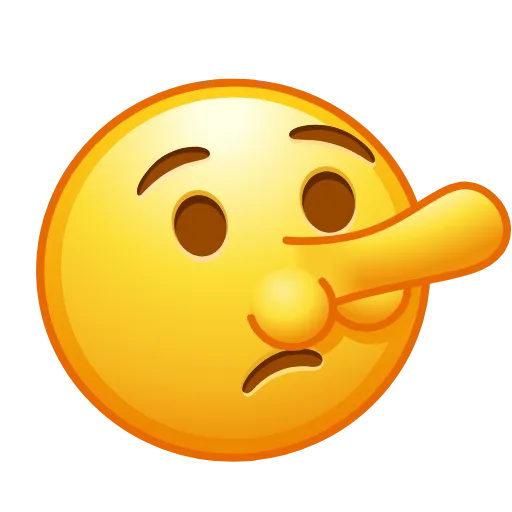 🤥 Стикер «Creepy Emoji» для Telegram