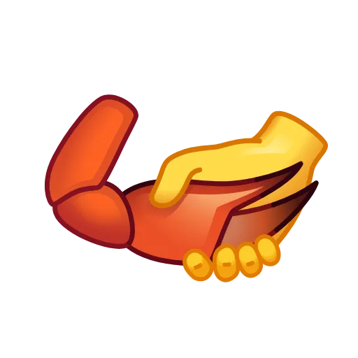 🦀 Стикер «Creepy Emoji» для Telegram