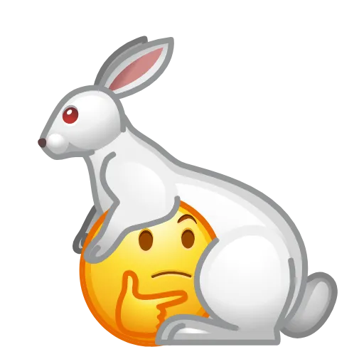 🐇 Стикер «Creepy Emoji» для Telegram