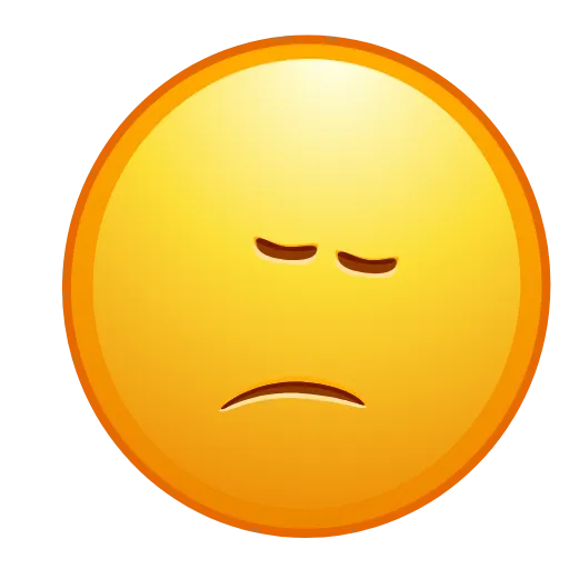 😟 Стикер «Creepy Emoji» для Telegram
