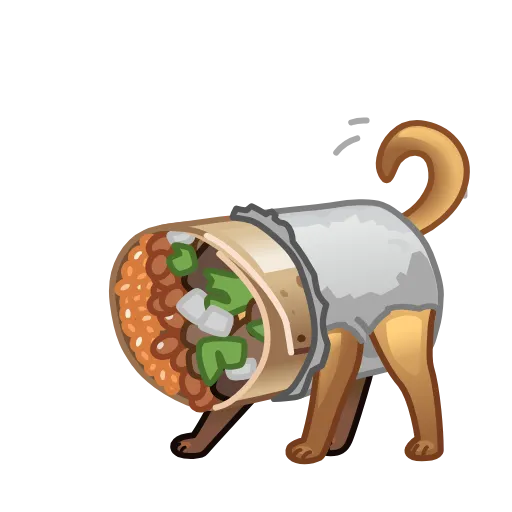 🌯 Стикер «Creepy Emoji» для Telegram