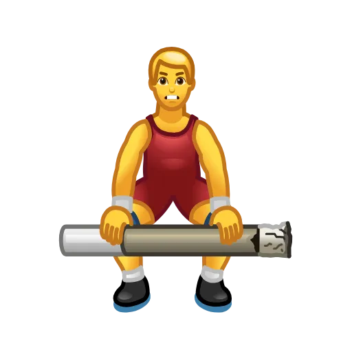 🏋‍♂ Стикер «Creepy Emoji» для Telegram