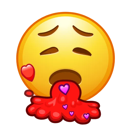 🤮 Стикер «Creepy Emoji» для Telegram
