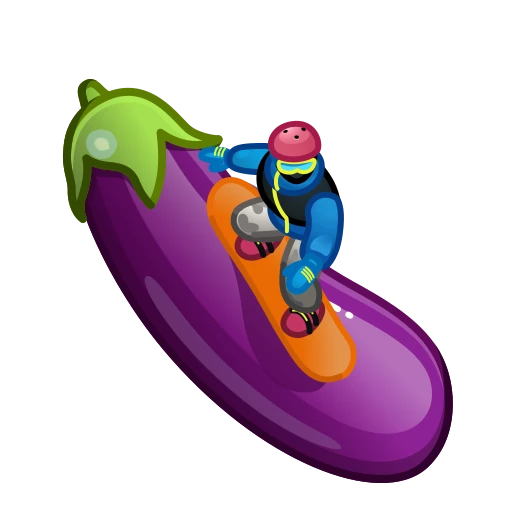 🍆 Стикер «Cursed Smiles» для Telegram