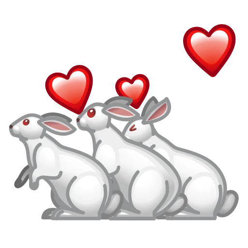 🐇 Стикер «Cursed Smiles» для Telegram