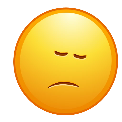 😕 Стикер «Cursed Smiles» для Telegram