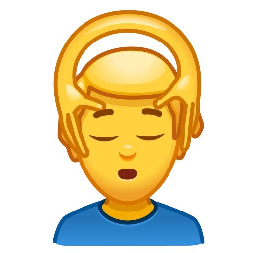 💆‍♂️ Стикер «Cursed Smiles» для Telegram