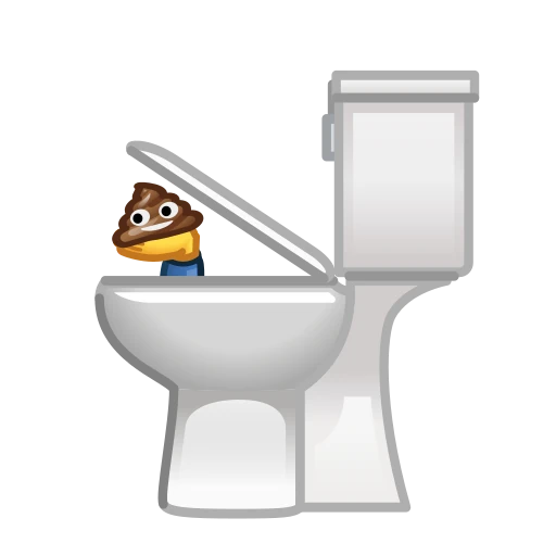 🚽 Стикер «Cursed Smiles» для Telegram