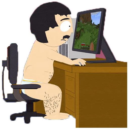 🎮 Стикер «РэндиМарш» для Telegram