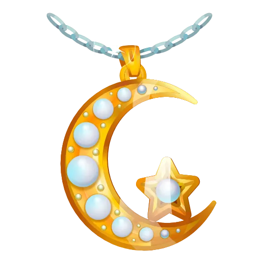 🌙 Эмодзи «Moon Pendant» для Telegram
