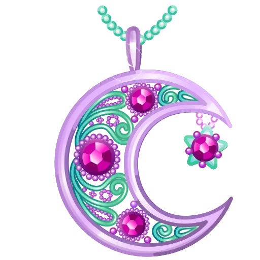 🌙 Эмодзи «Moon Pendant» для Telegram