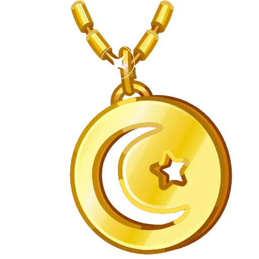 Эмодзи Moon Pendant для Telegram — скачать